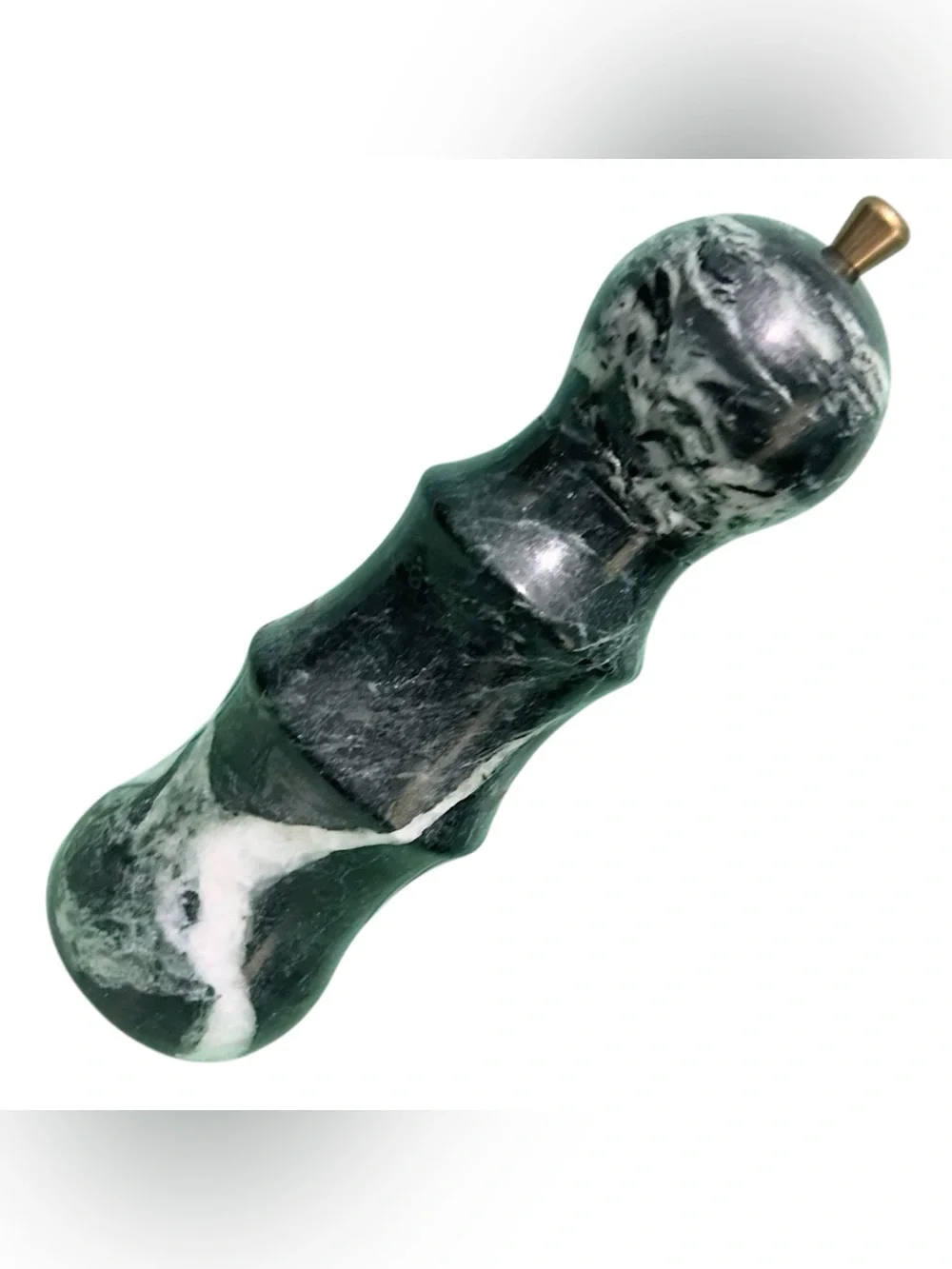 IKEA Green Marble Spice Grinder Salt Pepper Mill Grinder